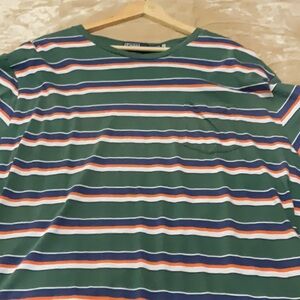 Polo by Ralph Lauren Green and Blue Short Sleeve Tee